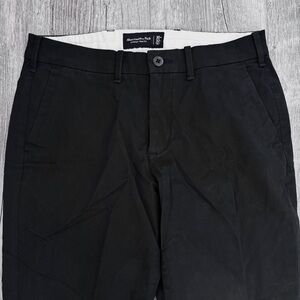 Abercrombie & Fitch Men’s Straight Chinos Black 30W 30L